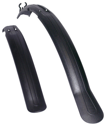 Комплект крил 26"-28" SIMPLA Next SDS, коротка скоба заднього кріплення, чорні