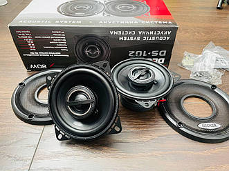 Автомобільна акустика 10 см DECKER DS-102 80W