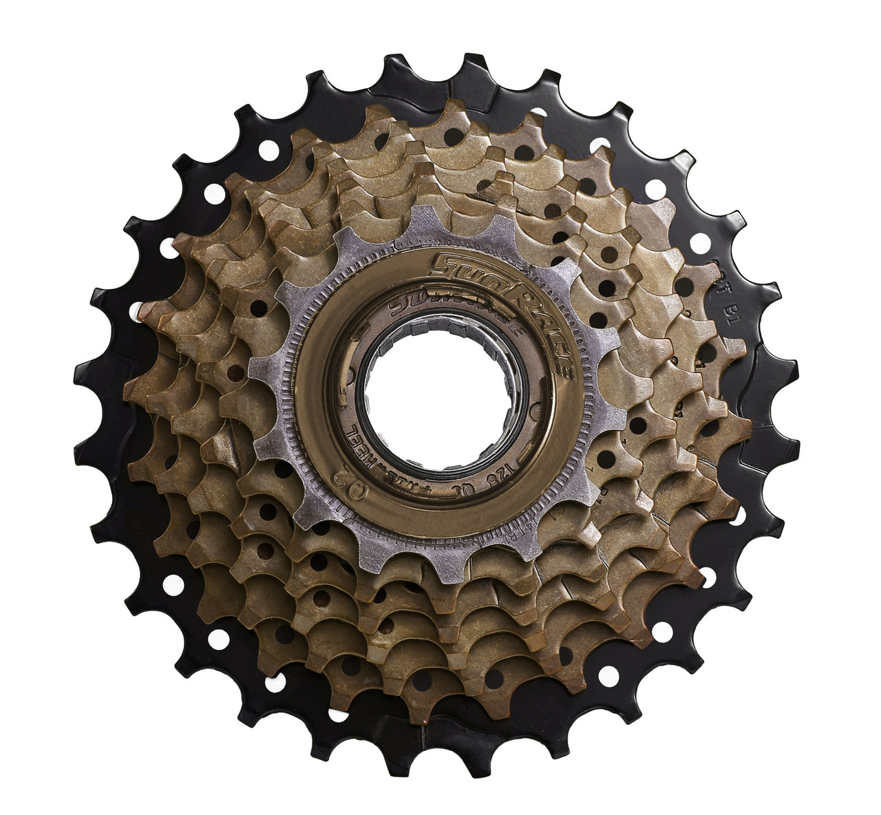 Трещотка инд. SUN RACE M2A 7-k 14-28T Brown+Black
