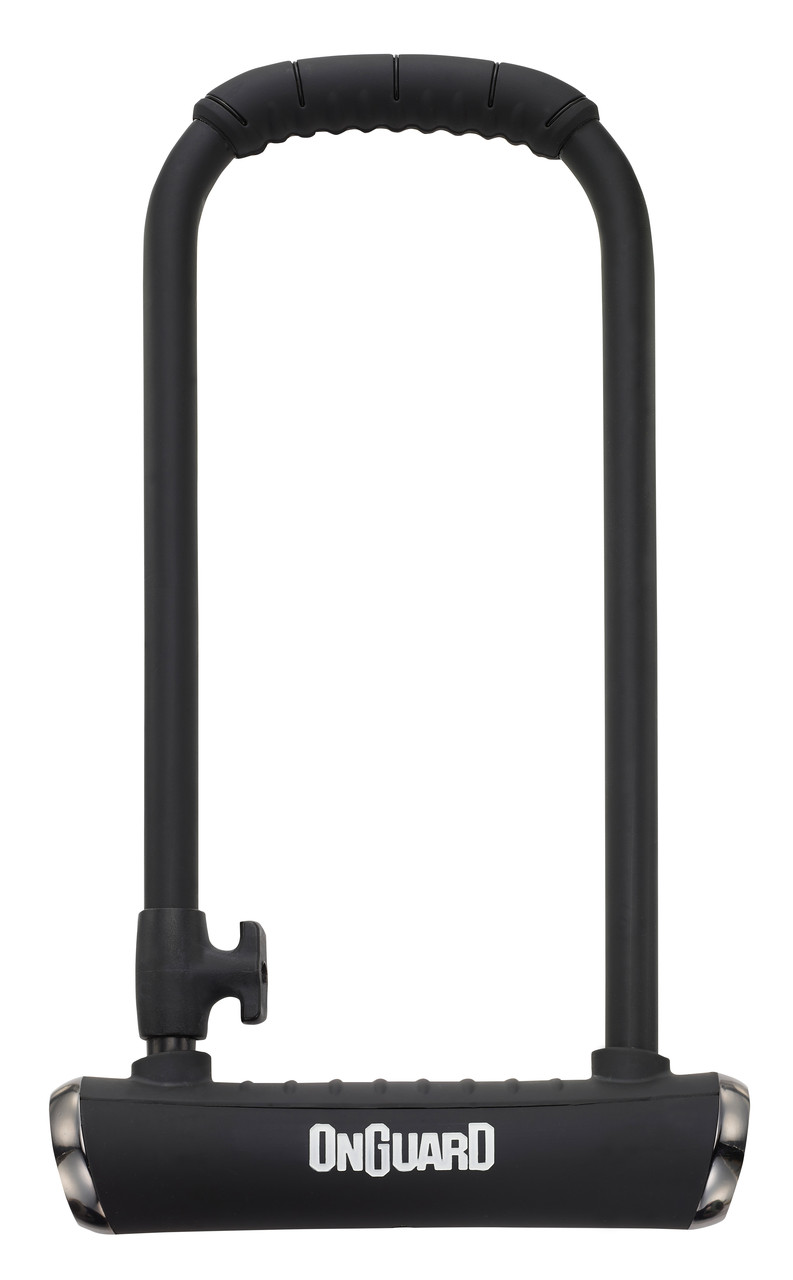 Замок U-подібний Onguard Pitbull LS розмір скоби 115 x 292 мм, товщина 14 мм. 4 ключі + 1 з підсвіткою, чорний