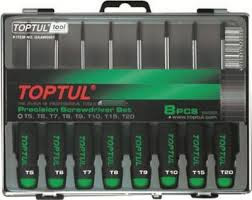 Набір викруток (T5-T20) 8ед. Toptul GAAW0801 (Тайвань), фото 1