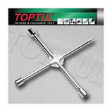 Ключ балонний хрестової 24/27/32mm & 3/4" L700 Toptul AEAL2401 (Тайвань), фото 2