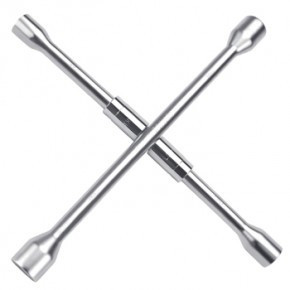 Ключ балонний хрестової 17/19/21/22 складаний Toptul AEAQ2214 (Тайвань), фото 1