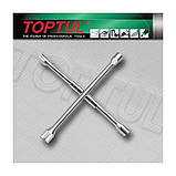 Ключ балонний хрестової 17/19/21/22 складаний Toptul AEAQ2214 (Тайвань), фото 2