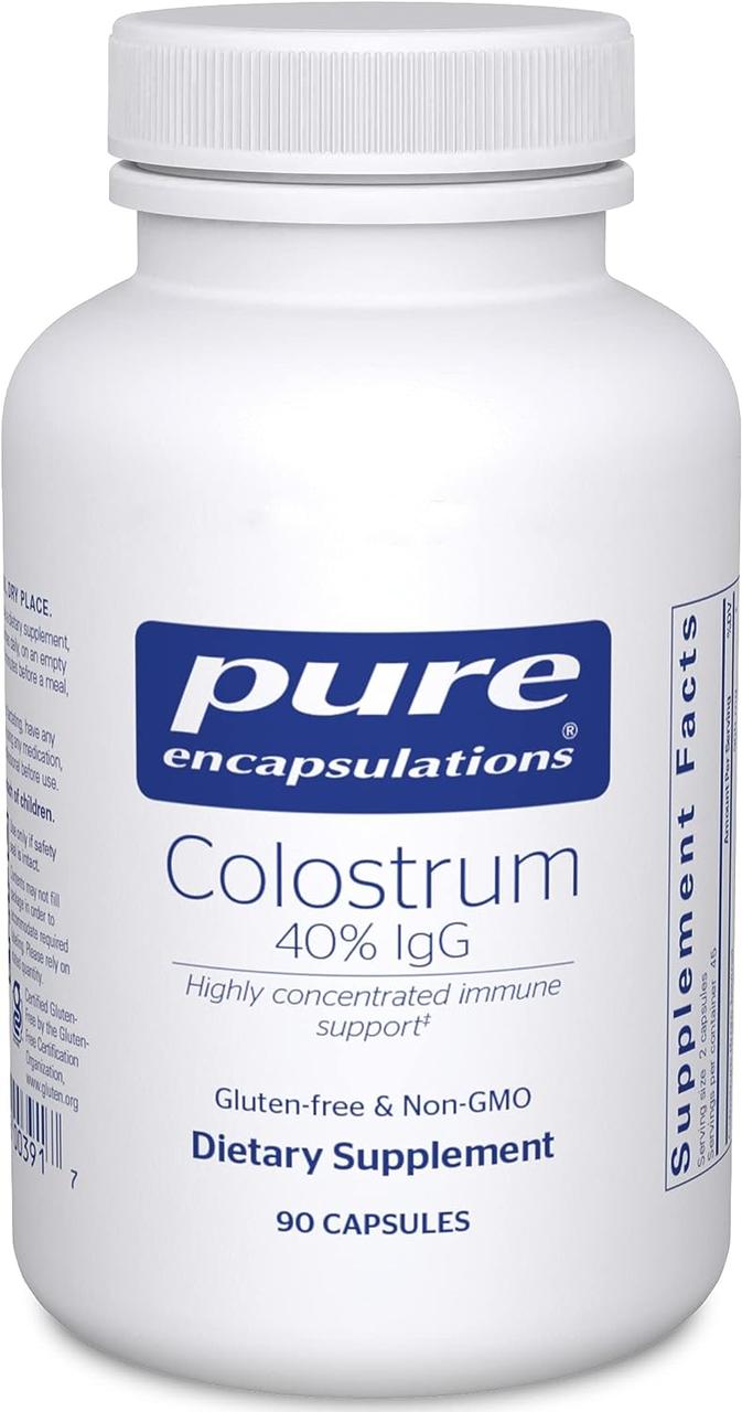 Pure Encapsulations Colostrum 40% IgG / Колострум 40% 90 капсул