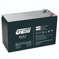 Аккумуляторная батарея GEM Battery GS 12-7 AGM 12V 7.0A Black