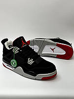 Кросівки Nike Air Jordan Retro 4 (Black/Red).Хит! 43 (27.5 см) 44 (28 см)