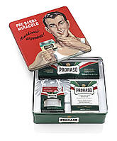 Мужской набор косметики для бритья Proraso Vintage Selection Gino(cr/100 ml + sh/cr/150 ml + ash/cr/100 ml)