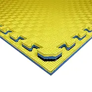 Мат татамі з бортиком Izolon Eva Sport 70 кг/м3 100х100х1.5-1.7 см, фото 2