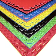 Мат татамі з бортиком Izolon Eva Sport 70 кг/м3 100х100х2.6 см, фото 3