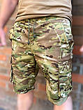 Шорти камуфльовані ріп-стоп мультикам, фото 3