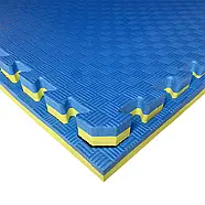 Мат татамі з бортиком Izolon Eva Sport 100 кг/м3 100х100х4 см, фото 2