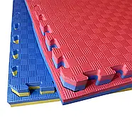 Мат татамі з бортиком Izolon Eva Sport 100 кг/м3 100х100х4 см, фото 5