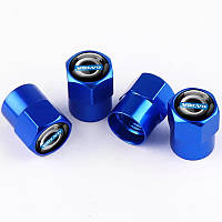 Ковпачки на ніпель для Вольво Short Blue Volvo, 4 шт.