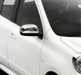 Накладки на дзеркала (2 шт., нерж) Carmos - Турецька сталь для Nissan Note 2013↗ рр.