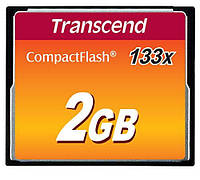 Transcend 133x CompactFlash (Standard)[Карта пам'яті CF 2GB 133X]  Baumar - Знак Якості