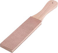 Дошка з рукояткою та накладками зі шкіри для фінішної правки ножів (двостороння)