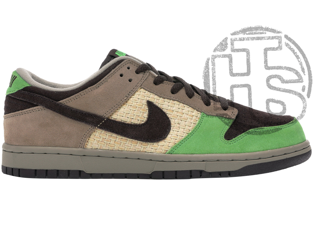 Чоловічі кросівки Nike Dunk Low Kicks Hawaii Aloha Brown Beige Green 310661-221