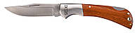 Topex Нож складной, фиксатор, лезвие 80 мм, держатель металлический и деревянные накладки, 195 мм Baumar -