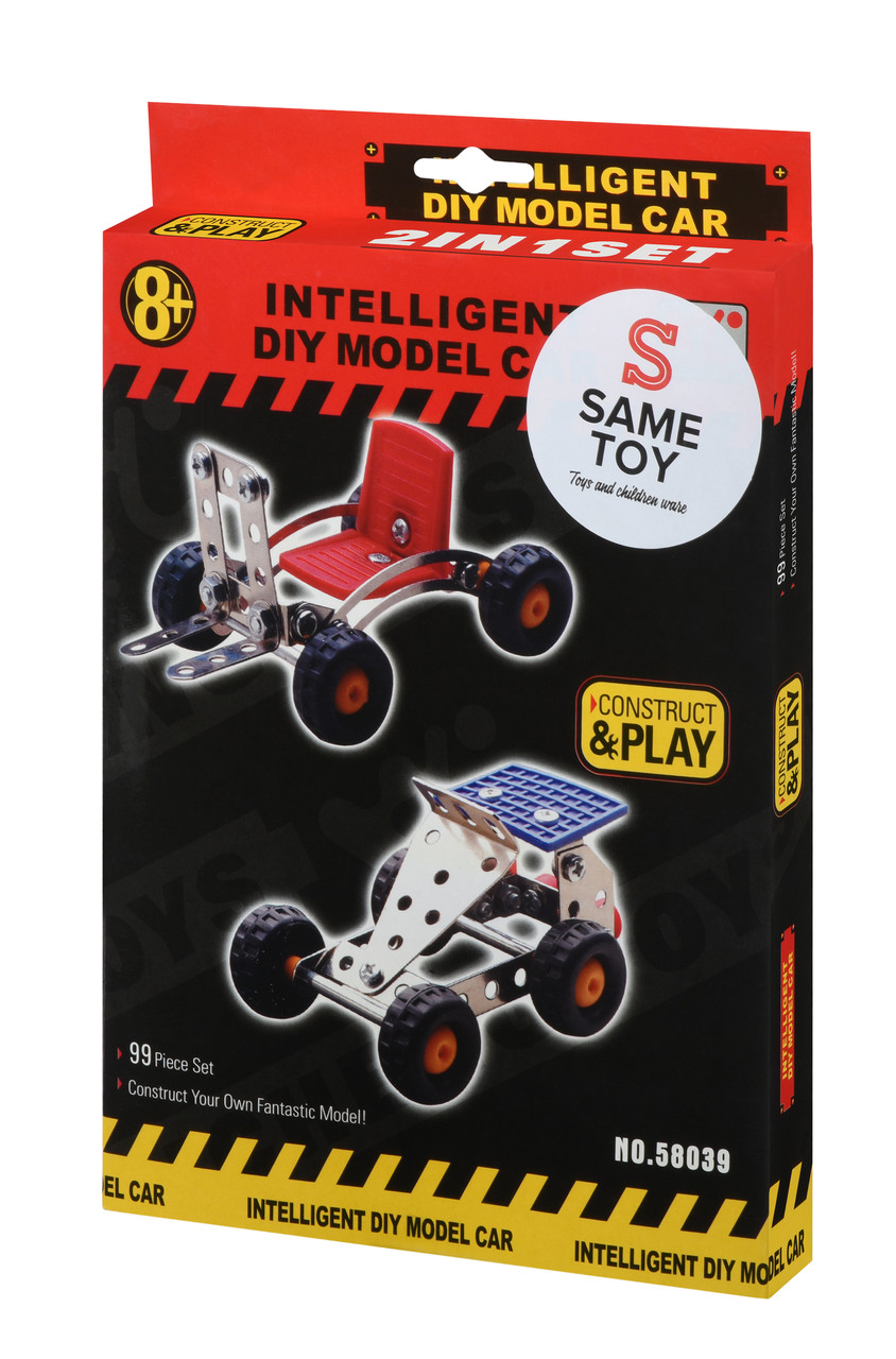 Same Toy Конструктор металевий Intelligent DIY Model Car (2 моделі)  Baumar - Знак Якості