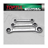 Ключ накидний з тріскачкою 16х18мм Toptul AEAR1618 (новий артикул AOAG1618) (Тайвань), фото 2