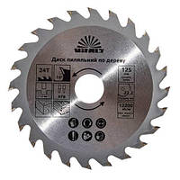 Диск пиляльний Vitals по дереву 125x22.2, ATB 24