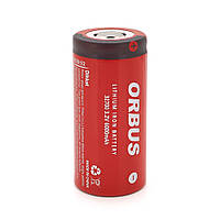 Акумулятор 32700 LiFEPO4 ORBUS 32700-48G, 6000mAh, 3.2V, RED/GREY, Q120