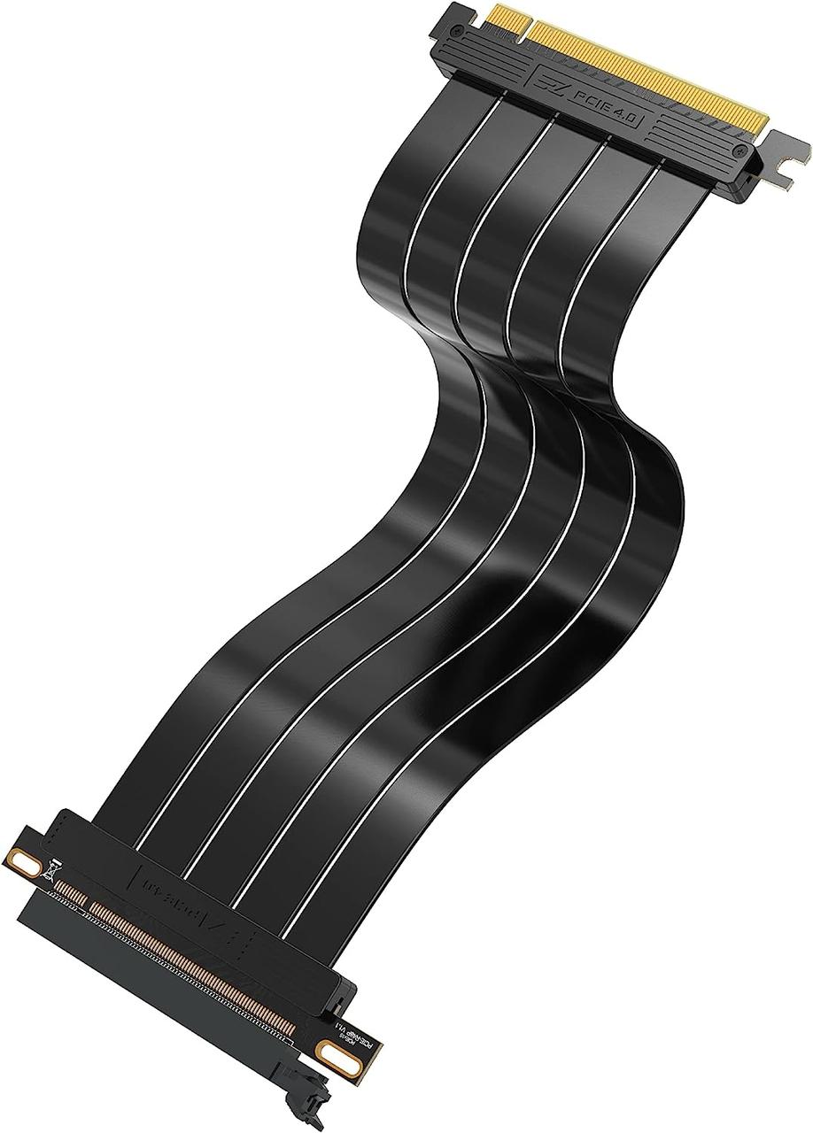 EZDIY-FAB PCIE Gen 4 16x Надгнучкий високошвидкісний райзер-кабель PCI Express 4.0 Карта розширення портів графічного процесора -, фото 1