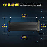 EZDIY-FAB PCIE Gen 4 16x Надгнучкий високошвидкісний райзер-кабель PCI Express 4.0 Карта розширення портів графічного процесора -, фото 3