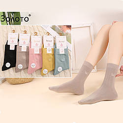 Підліткові жіночі кольорові шкарпетки фірми Золото Розмір: 36- 41 см (15178)