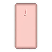 Универсальная мобильная батарея Belkin 15W Dual USB-A 20000mAh Розово-золотой (BPB012BTRG)