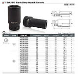 Головка торцева ударна 1" довга 30мм Toptul KABE3230 (Тайвань), фото 3