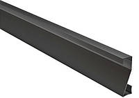 Теневой плинтус черный Led-Story PLP-501 50×10 с LED подсветкой 2м (цена 1м)