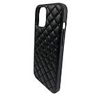 Чохол накладка Quilted Leather Case Full Camera для Apple iPhone 12 Pro Max Black, фото 2