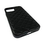 Чохол накладка Quilted Leather Case Full Camera для Apple iPhone 12 Pro Max Black, фото 3