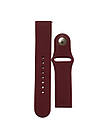 Ремінець для годинника силіконовий Amazfit 22mm Bordo