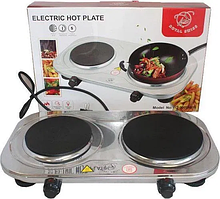 Електрична плита Royal Swiss YQ-200D-3S нержавіюча сталь 2500 Вт 2 млинці