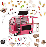 Our Generation Транспорт для кукол - Продуктовый фургон (розовый) Baumar - Знак Качества