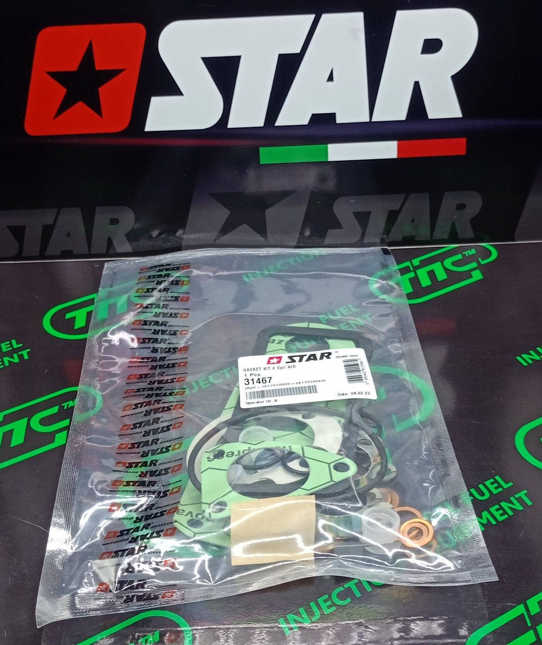 Ремкомплект ТНВД STR 31467 (ан. 1417010002 / 2417010043)  STAR, фото 1