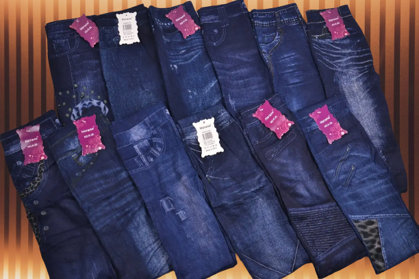 Лосіни жіночі жіночі безшовні під джинс р.46-50. Від 5шт по 87грн, фото 1