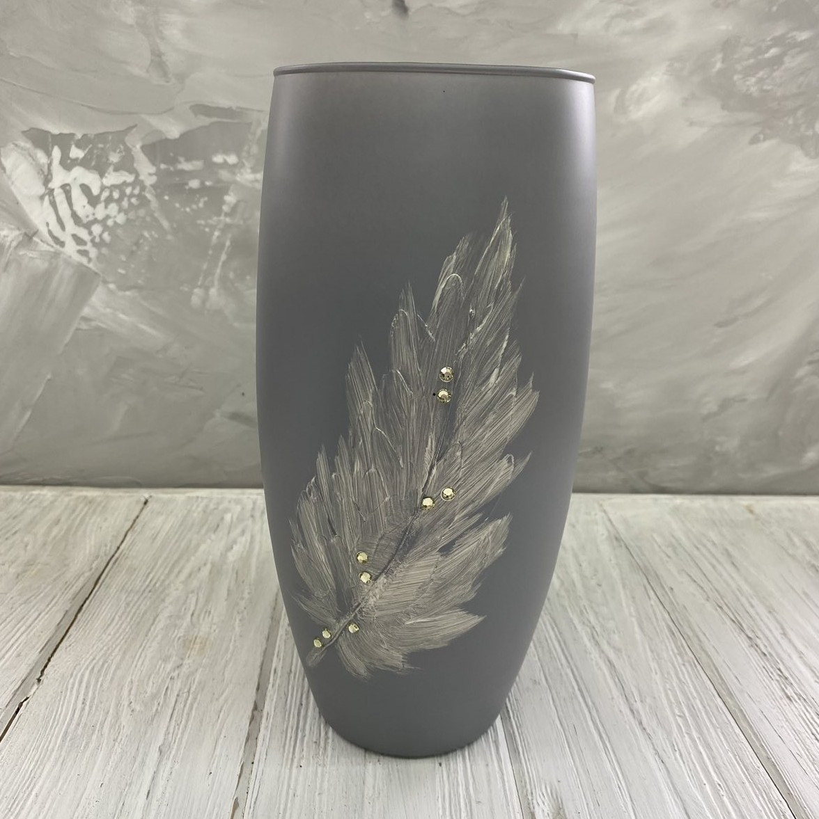 Ваза сіра "Мелар" (Н=26), фото 1