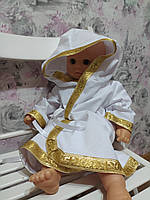 Хрестильна сорочка білий бавовняна для хрещення для хлопчика дівчинки 56 (01944)