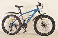 Горный спортивный велосипед 29 дюймов S700 Mercury-OVERLORD / 24 скорости / Shimano / с бутылкой / синий