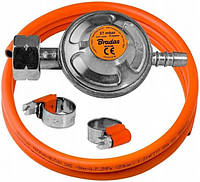 Kit Energy Комплект для підключення газового обладнання BRADAS: вентиль Shell W21.8x1/14 LH, шланг, хомути