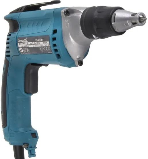 Makita Шуруповерт для гипсокартона FS4300JX2, 570Вт, 4000 об/мин, 10-16Нм, 1.4кг, Makpac + аксессуары Baumar - фото 2 - id-p1911311191