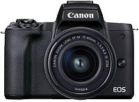 Canon Цифр. фотокамера EOS M50 Mk2 + 15-45 IS STM Kit Black Baumar - Знак Качества