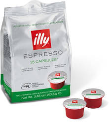 Кава в капсулах Illy Mitaca Decaffeinato15шт Мітака system MPS без кофеїну