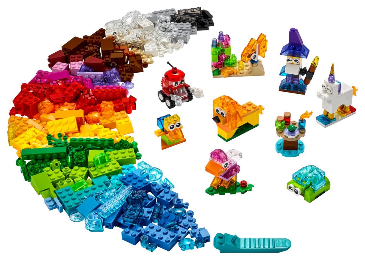 LEGO Конструктор Classic Прозорі кубики для творчості 11013  Baumar - Знак Якості