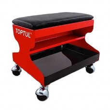 Сидіння автослюсаря подкатное 350х300х305мм 3 полиці Toptul JCA-350A (Тайвань), фото 1