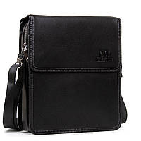 Мужская кожаная сумка - планшет BRETTON 1645-3 black